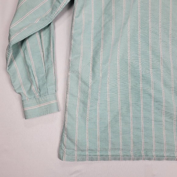 Burberrys of London Men's Verticle Stripe Button Up Shirt SZ 42 Made in France - Picture 16 of 16